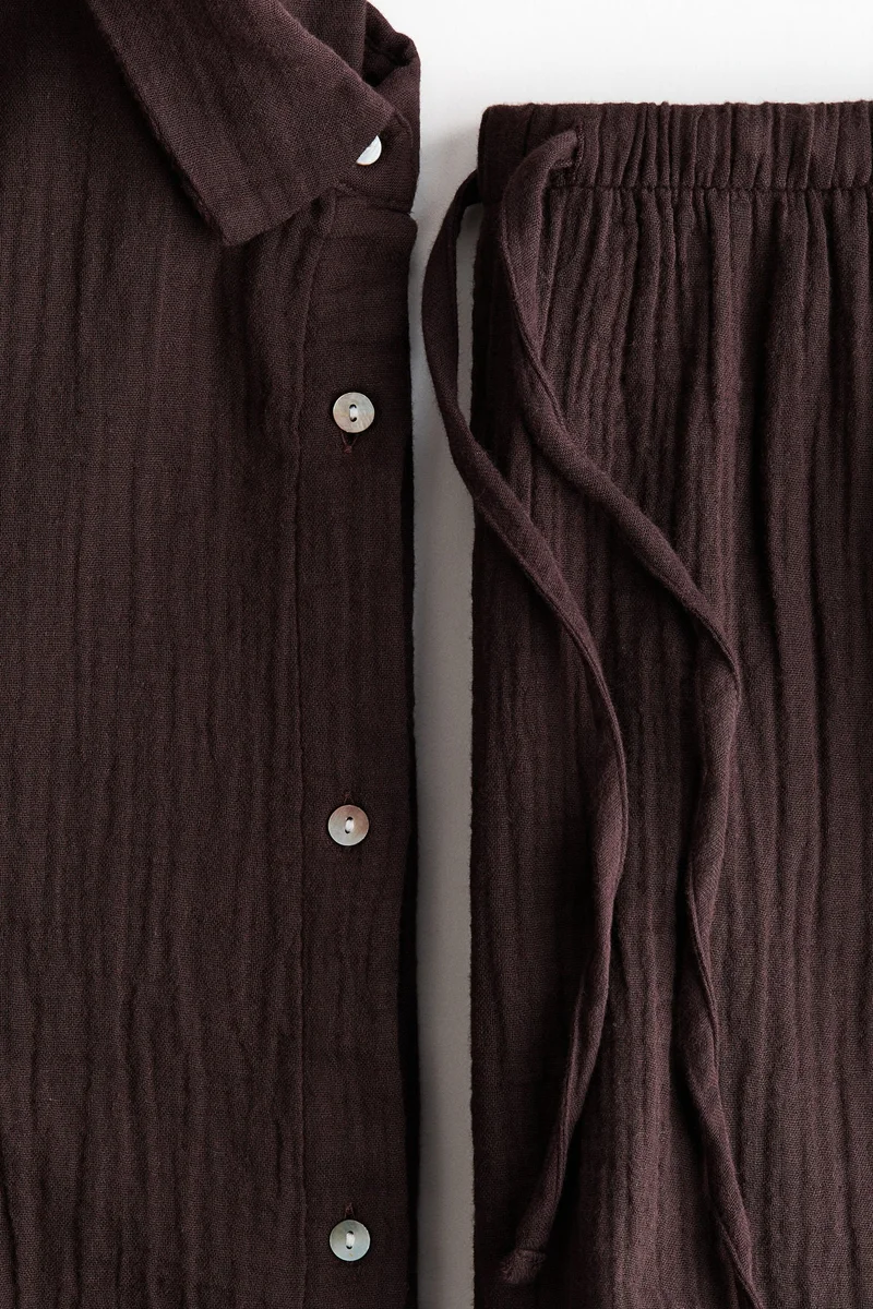 H&M Pyjama shirt and shorts